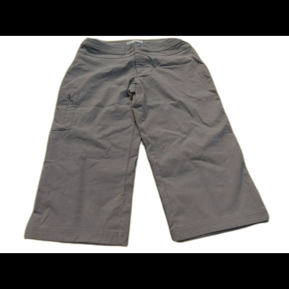 Gander Mountain Pants - Gander Mountain Guide Series Woman Gray Capri Size 6 Flat Front Active Wear